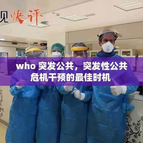 who 突发公共，突发性公共危机干预的最佳时机 