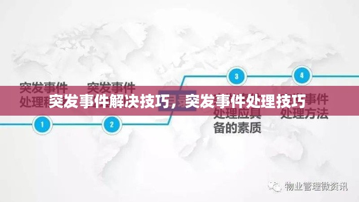 突发事件解决技巧,突发事件处理技巧