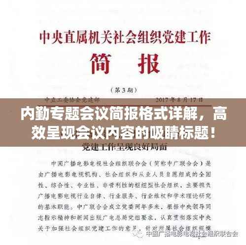 内勤专题会议简报格式详解，高效呈现会议内容的吸睛标题！