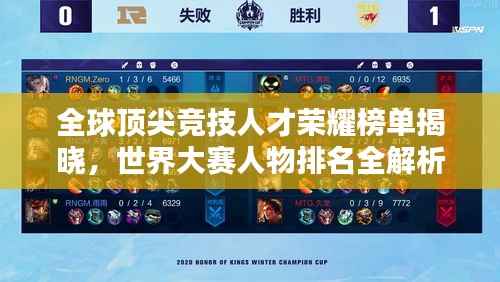 全球顶尖竞技人才荣耀榜单揭晓,世界大赛人物排名全解析