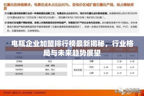 电瓶企业加盟排行榜最新揭秘,行业格局与未来趋势展望