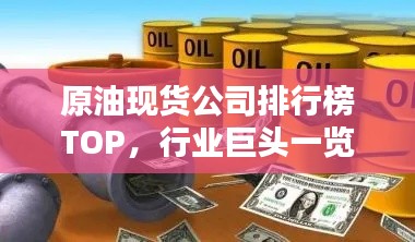 原油现货公司排行榜TOP，行业巨头一览