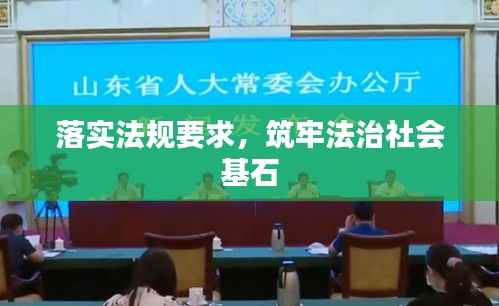 落实法规要求，筑牢法治社会基石