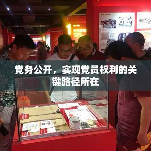 党务公开,实现党员权利的关键路径所在