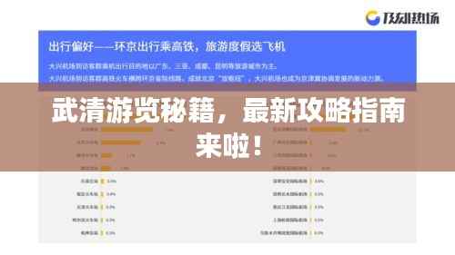 武清游览秘籍，最新攻略指南来啦！