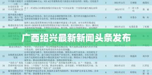 广西绍兴最新新闻头条发布