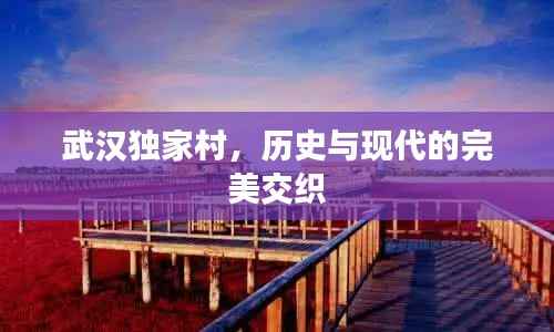 武汉独家村，历史与现代的完美交织