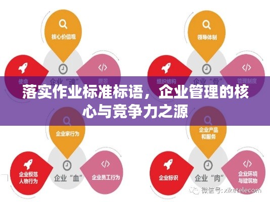 落实作业标准标语，企业管理的核心与竞争力之源