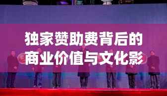 独家赞助费背后的商业价值与文化影响力，解读春晚的商业魅力