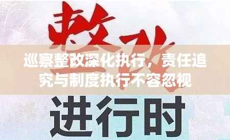 巡察整改深化执行，责任追究与制度执行不容忽视