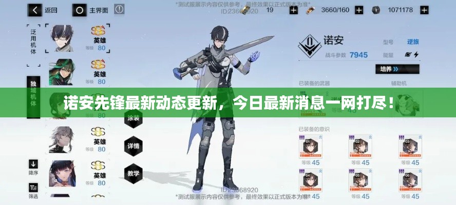 诺安先锋最新动态更新，今日最新消息一网打尽！