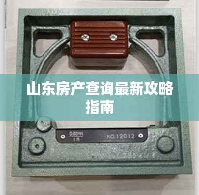 山东房产查询最新攻略指南