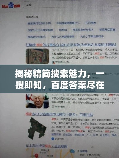 揭秘精简搜索魅力，一搜即知，百度答案尽在掌握