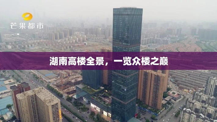 湖南高楼全景,一览众楼之巅