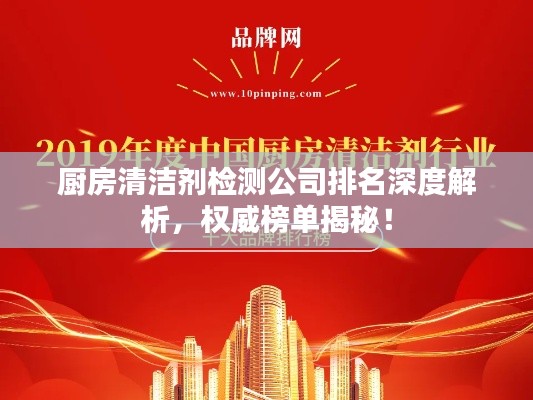 厨房清洁剂检测公司排名深度解析,权威榜单揭秘!