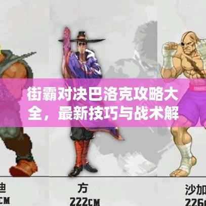街霸对决巴洛克攻略大全，最新技巧与战术解析！