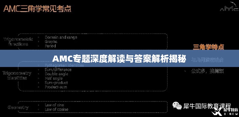 AMC专题深度解读与答案解析揭秘