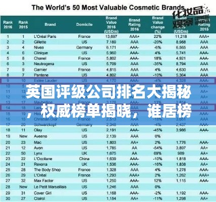 英国评级公司排名大揭秘,权威榜单揭晓,谁居榜首?