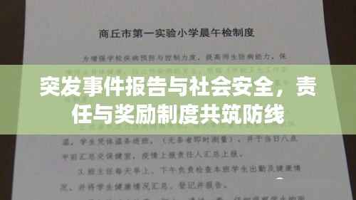 突发事件报告与社会安全，责任与奖励制度共筑防线