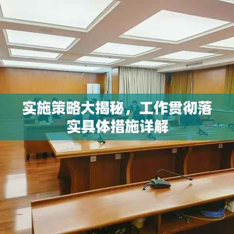 实施策略大揭秘,工作贯彻落实具体措施详解