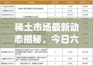 稀土市场最新动态揭秘，今日六月最新消息速递