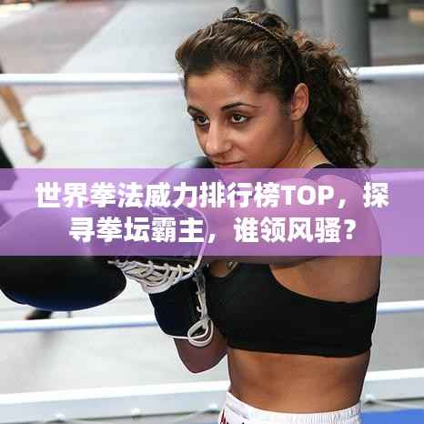 世界拳法威力排行榜TOP，探寻拳坛霸主，谁领风骚？