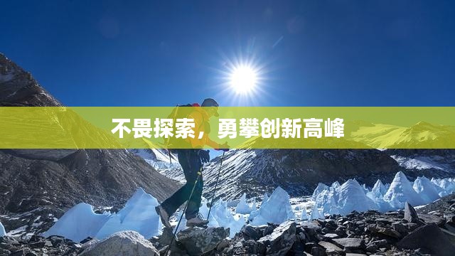 不畏探索，勇攀创新高峰