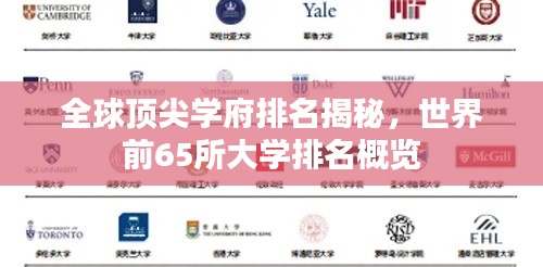全球顶尖学府排名揭秘，世界前65所大学排名概览