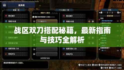 战区双刀搭配秘籍,最新指南与技巧全解析