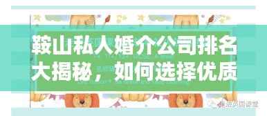 鞍山私人婚介公司排名大揭秘，如何选择优质婚介公司？