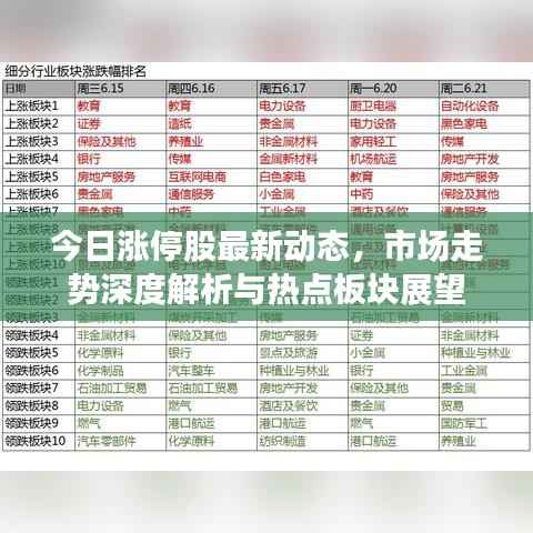 今日涨停股最新动态，市场走势深度解析与热点板块展望