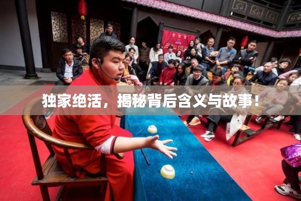 独家绝活，揭秘背后含义与故事！