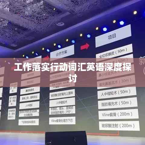 工作落实行动词汇英语深度探讨