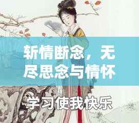 斩情断念，无尽思念与情怀难舍难分