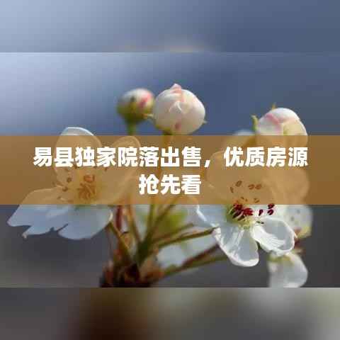 易县独家院落出售，优质房源抢先看