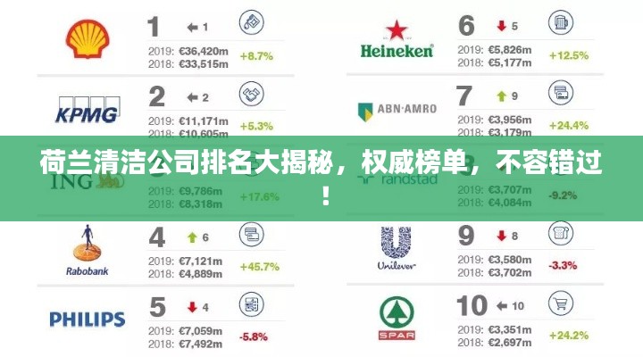 荷兰清洁公司排名大揭秘，权威榜单，不容错过！