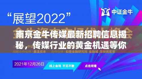 南京金牛传媒最新招聘信息揭秘，传媒行业的黄金机遇等你来探寻！