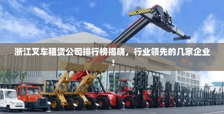 浙江叉车租赁公司排行榜揭晓,行业领先的几家企业!