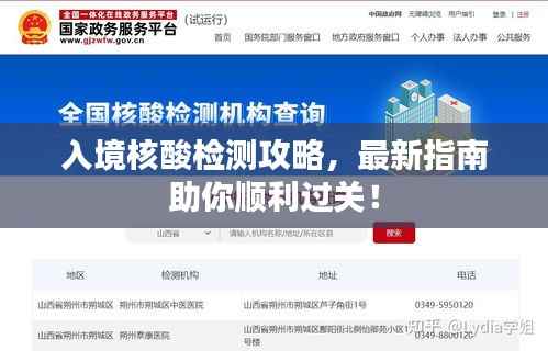 入境核酸检测攻略，最新指南助你顺利过关！