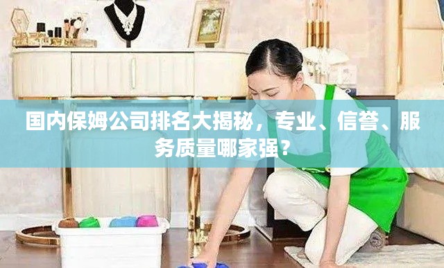 国内保姆公司排名大揭秘，专业、信誉、服务质量哪家强？