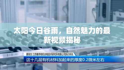 太阳今日谷雨，自然魅力的最新视频揭秘