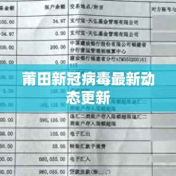 莆田新冠病毒最新动态更新