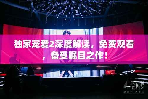 独家宠爱2深度解读，免费观看，备受瞩目之作！