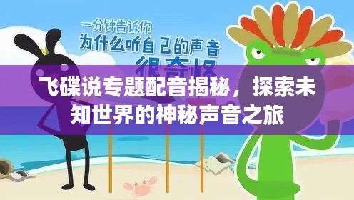 飞碟说专题配音揭秘，探索未知世界的神秘声音之旅