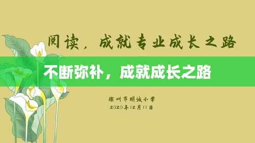 不断弥补,成就成长之路