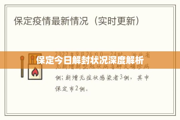 保定今日解封状况深度解析