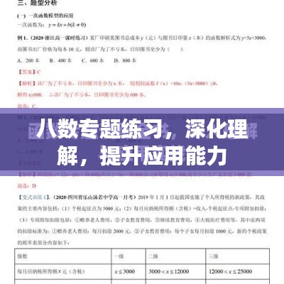 八数专题练习，深化理解，提升应用能力