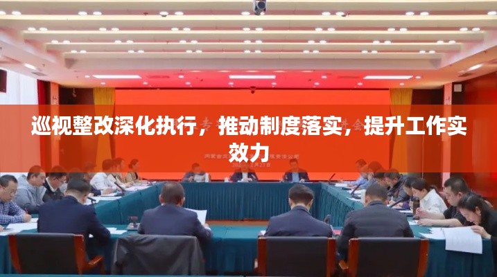 巡视整改深化执行,推动制度落实,提升工作实效力