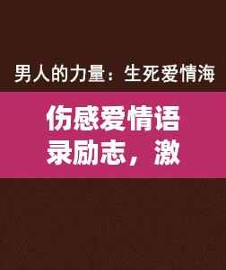 伤感爱情语录励志，激发你内心的力量，百度收录标准，必看的情感励志标题