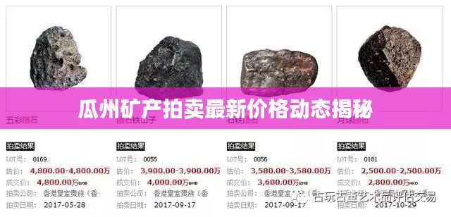 瓜州矿产拍卖最新价格动态揭秘
